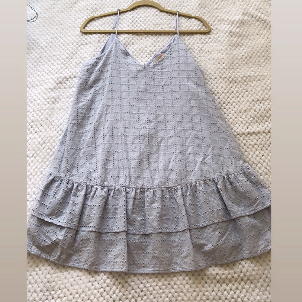 light blue Gianni Bini sun dress